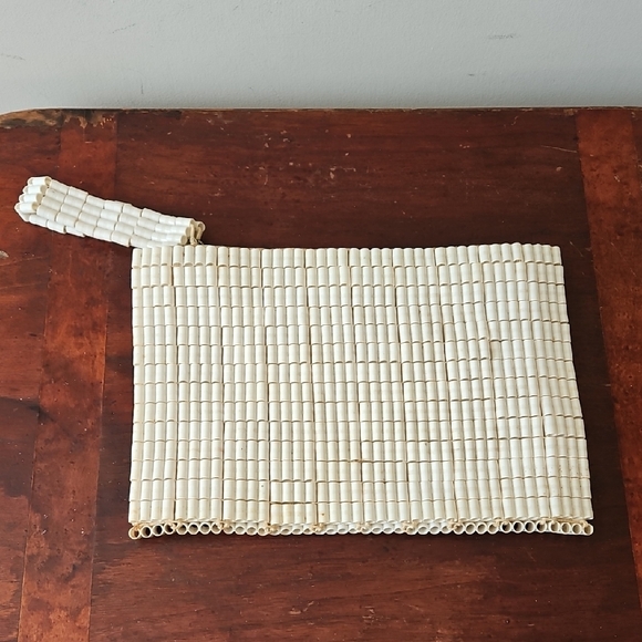 Vintage J Jolles Studio Plas-Ti-Cato 1940's Clutch Wristlet Oversized - Picture 1 of 16